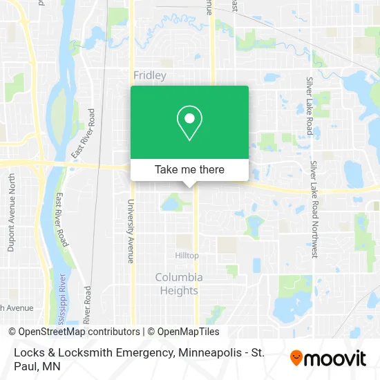 Locks & Locksmith Emergency map