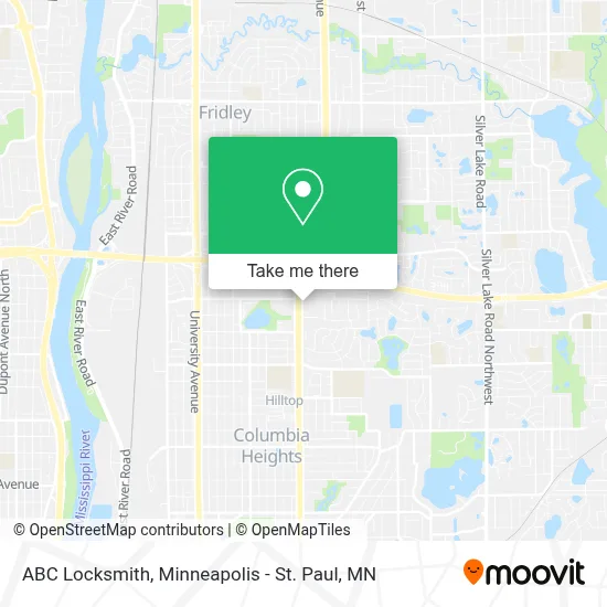 ABC Locksmith map