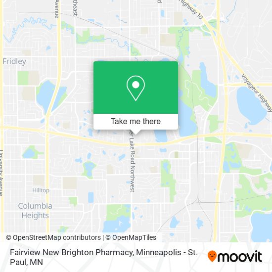 Fairview New Brighton Pharmacy map