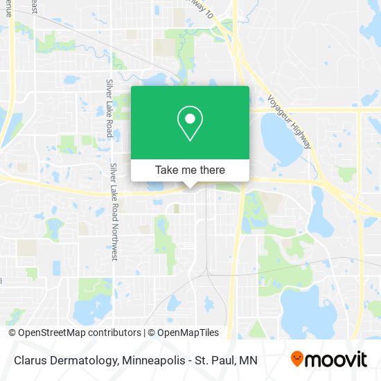 Mapa de Clarus Dermatology
