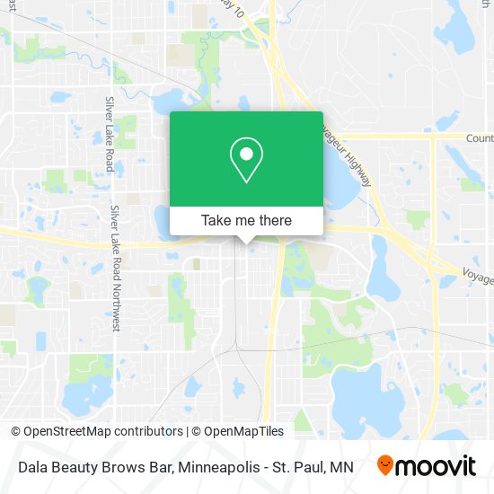 Dala Beauty Brows Bar map