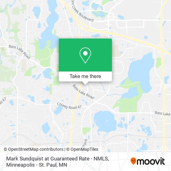 Mark Sundquist at Guaranteed Rate - NMLS map