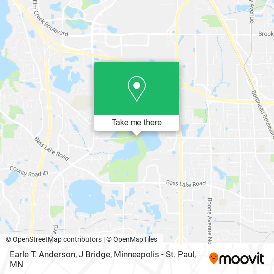 Earle T. Anderson, J Bridge map