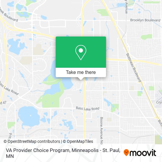 Mapa de VA Provider Choice Program