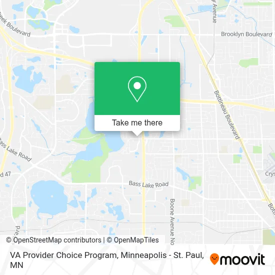 VA Provider Choice Program map