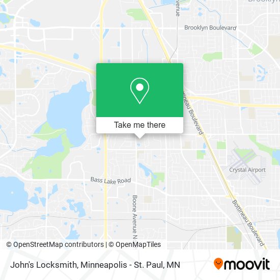 Mapa de John's Locksmith