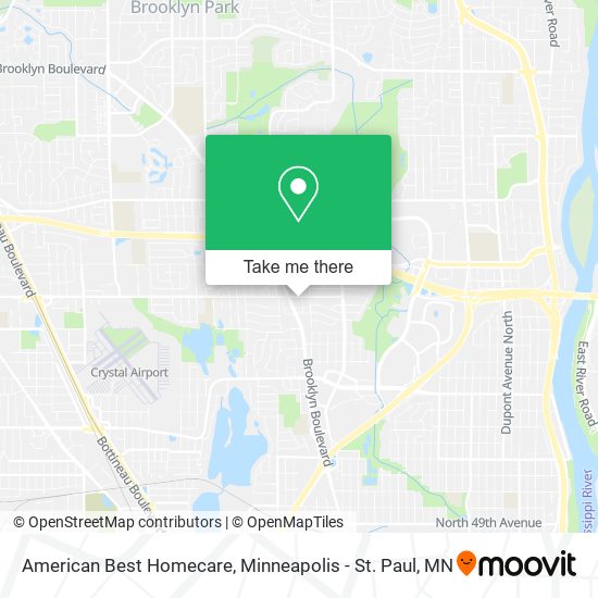 Mapa de American Best Homecare