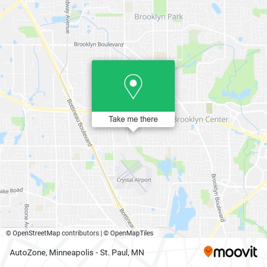 AutoZone map