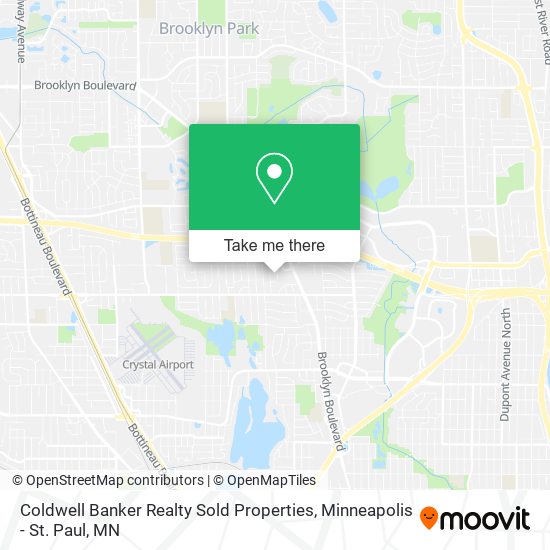 Coldwell Banker Realty Sold Properties map
