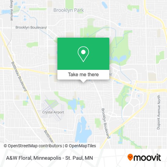 A&W Floral map