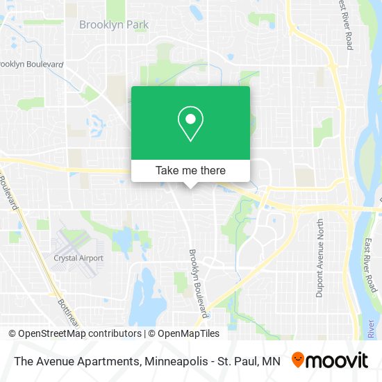 Mapa de The Avenue Apartments