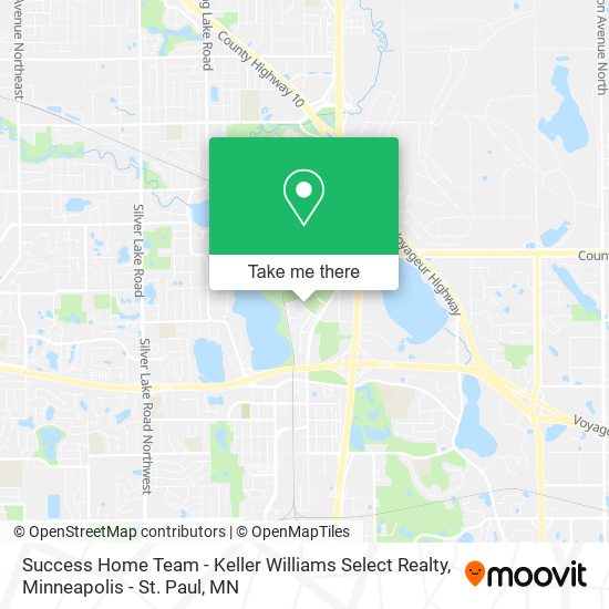 Success Home Team - Keller Williams Select Realty map