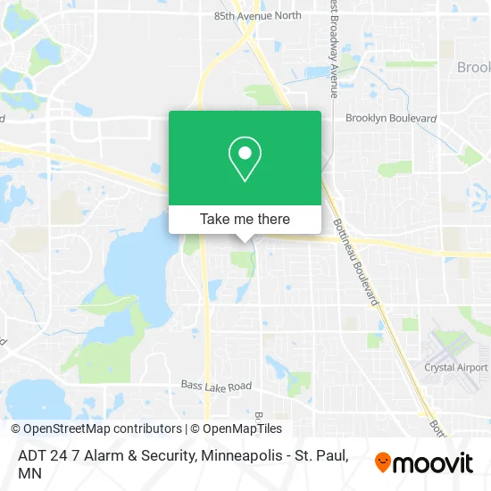 Mapa de ADT 24 7 Alarm & Security