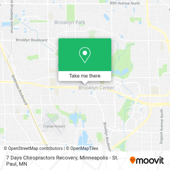 7 Days Chiropractors Recovery map