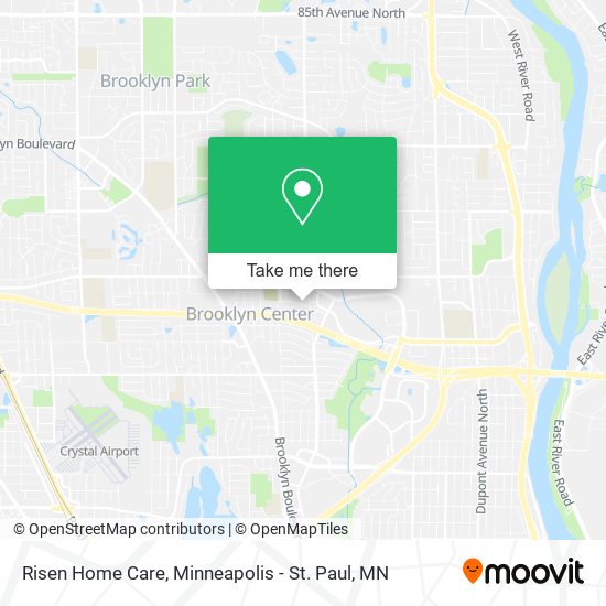 Risen Home Care map