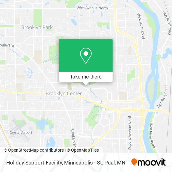 Holiday Support Facility map