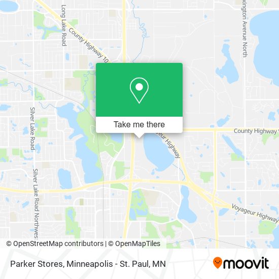 Mapa de Parker Stores