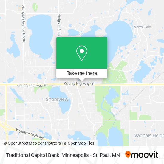 Traditional Capital Bank map