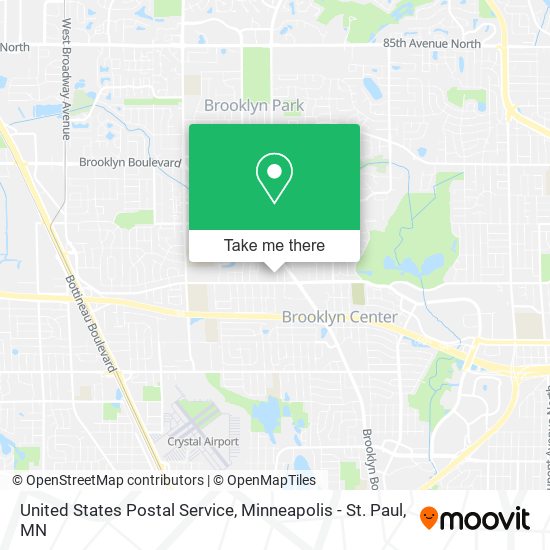 United States Postal Service map