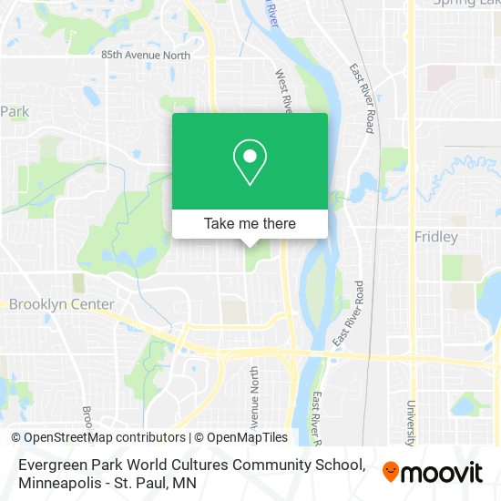 Mapa de Evergreen Park World Cultures Community School