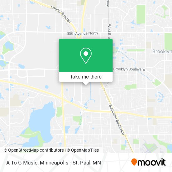 A To G Music map