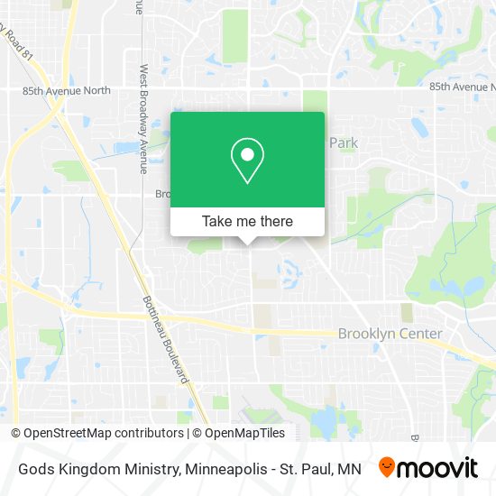Gods Kingdom Ministry map