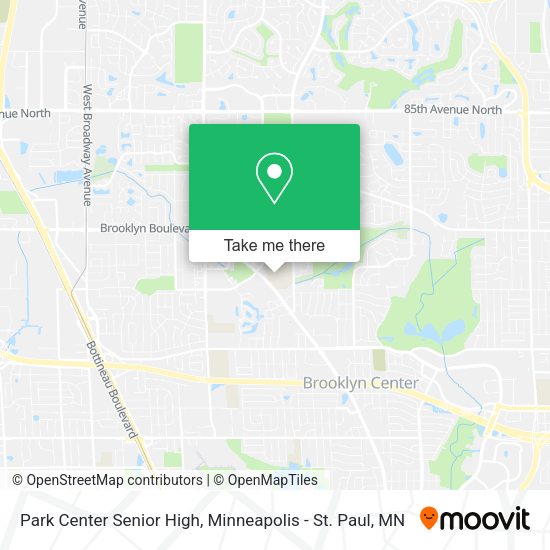 Park Center Senior High map