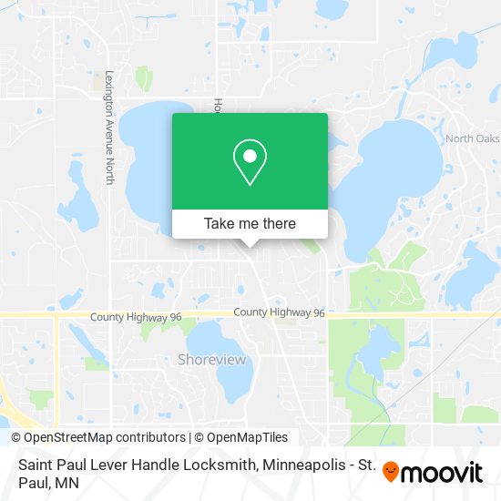 Saint Paul Lever Handle Locksmith map