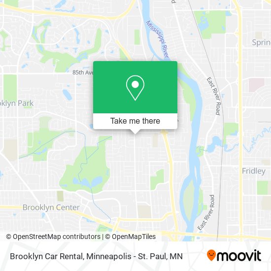 Mapa de Brooklyn Car Rental