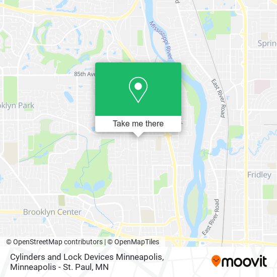 Cylinders and Lock Devices Minneapolis map