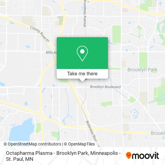 Octapharma Plasma - Brooklyn Park map