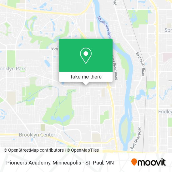 Pioneers Academy map