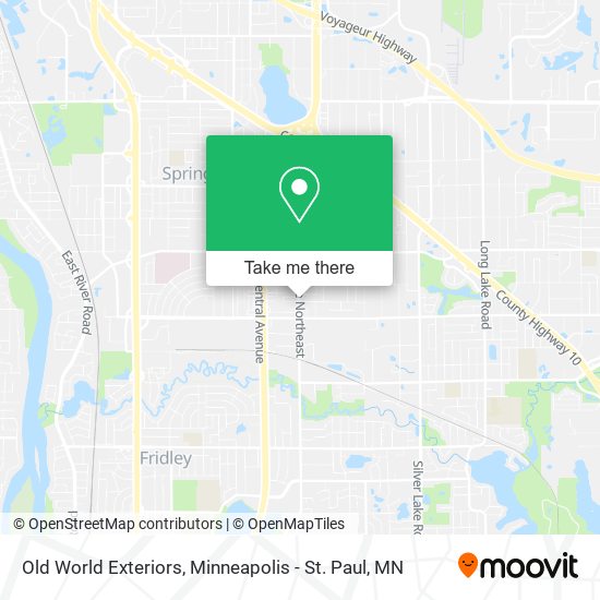 Old World Exteriors map