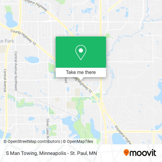 S Man Towing map