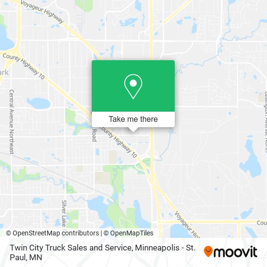 Twin City Truck Sales and Service map