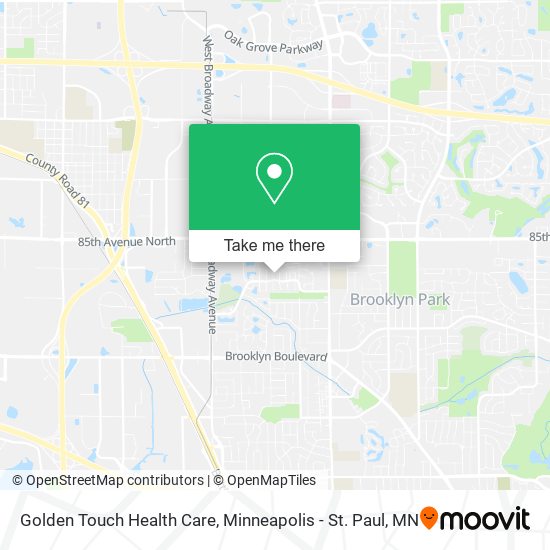 Mapa de Golden Touch Health Care