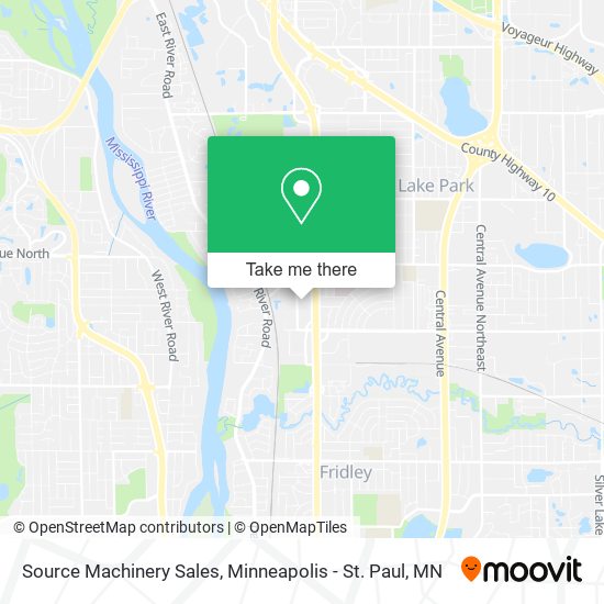 Source Machinery Sales map