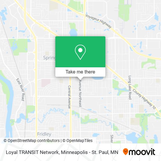 Loyal TRANSIT Network map