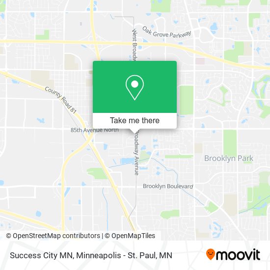 Success City MN map