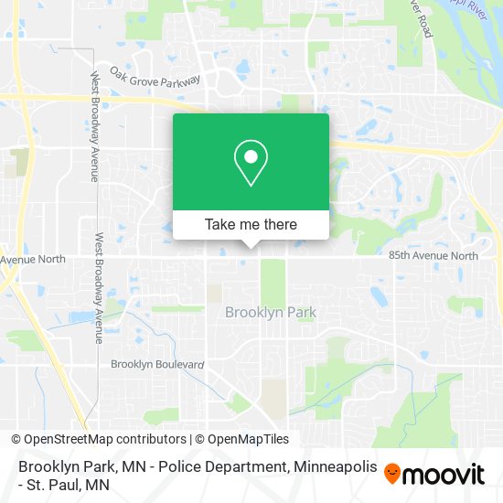 Brooklyn Park, MN - Police Department map