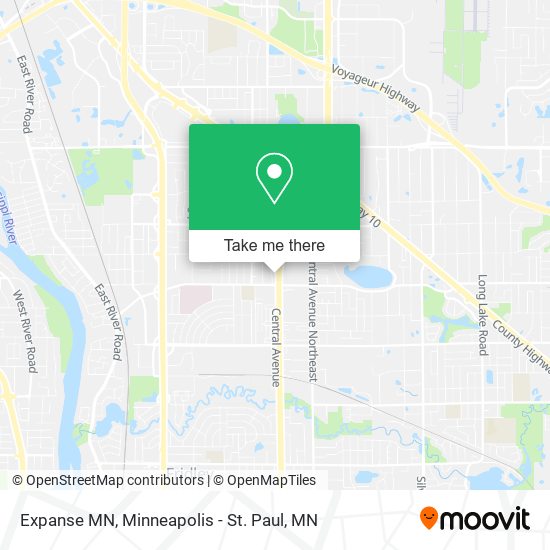 Expanse MN map