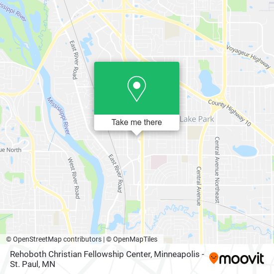 Mapa de Rehoboth Christian Fellowship Center