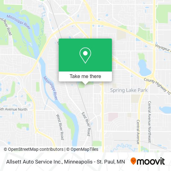 Allsett Auto Service Inc. map