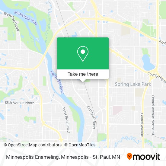 Minneapolis Enameling map