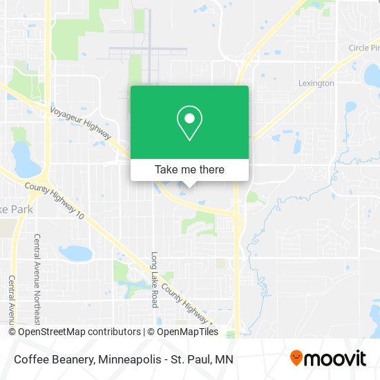 Coffee Beanery map