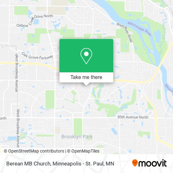Mapa de Berean MB Church