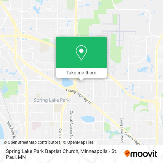 Mapa de Spring Lake Park Baptist Church