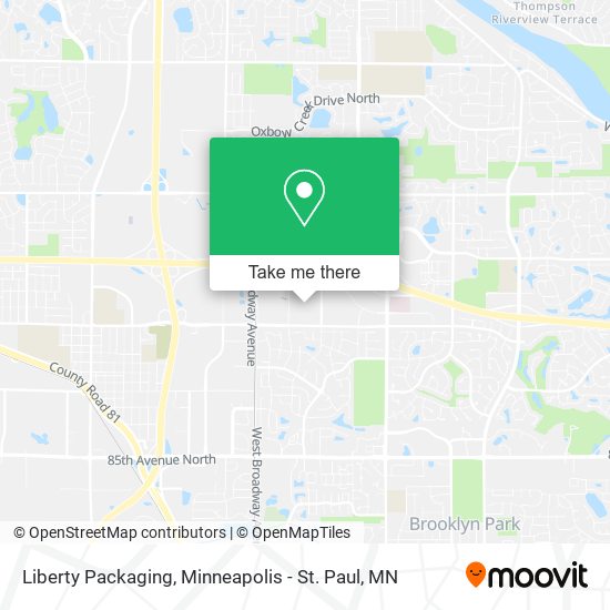 Liberty Packaging map