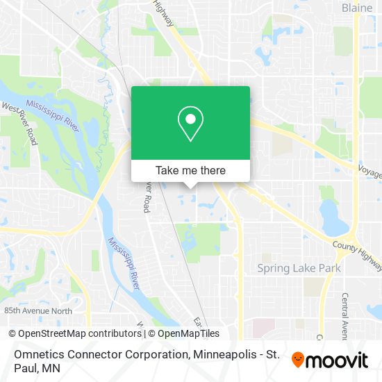 Omnetics Connector Corporation map