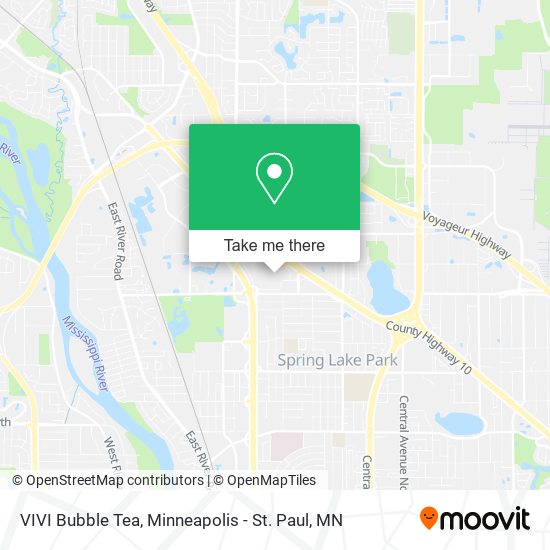 VIVI Bubble Tea map